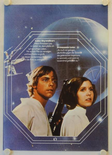 Star Wars original release german special movie poster